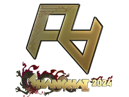 Sticker | Rare Atom (Gold) | Shanghai 2024