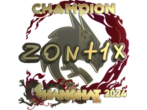 Sticker | zont1x (Gold, Champion) | Shanghai 2024