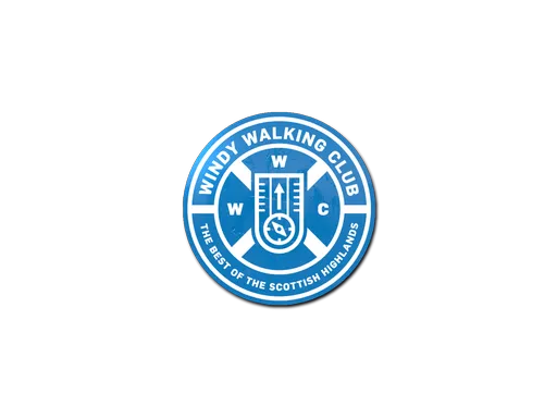 Sticker | Windy Walking Club