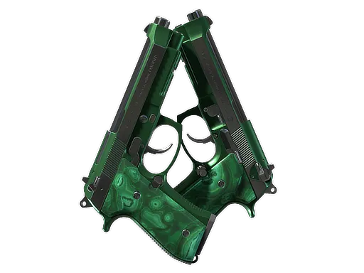 Dual Berettas | Polished Malachite