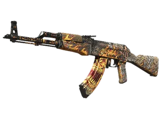 StatTrak™ AK-47 | Searing Rage (Minimal Wear)