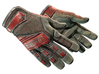 ★ Specialist Gloves | Crimson Web (Battle-Scarred)