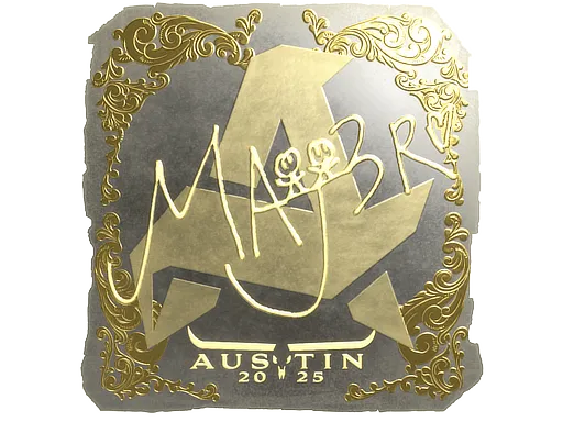 Sticker | MAJ3R (Gold) | Austin 2025