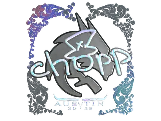 Sticker | chopper (Holo) | Austin 2025