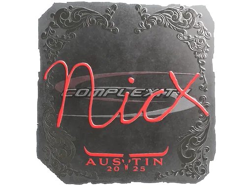 Sticker | nicx (Foil) | Austin 2025