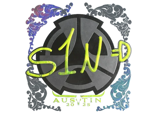 Sticker | s1n (Holo) | Austin 2025