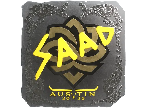 Sticker | saadzin (Foil) | Austin 2025
