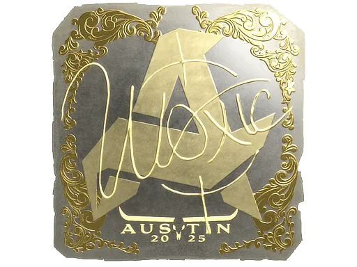 Sticker | woxic (Gold) | Austin 2025