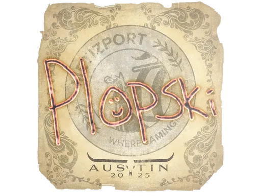 Sticker | Plopski | Austin 2025