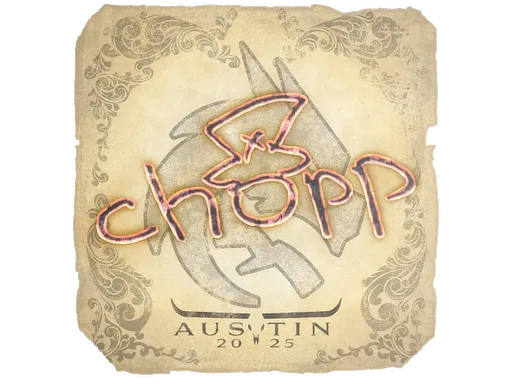 Sticker | chopper | Austin 2025