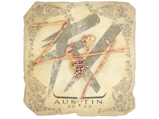 Sticker | zevy | Austin 2025