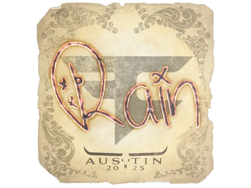 Sticker | rain | Austin 2025