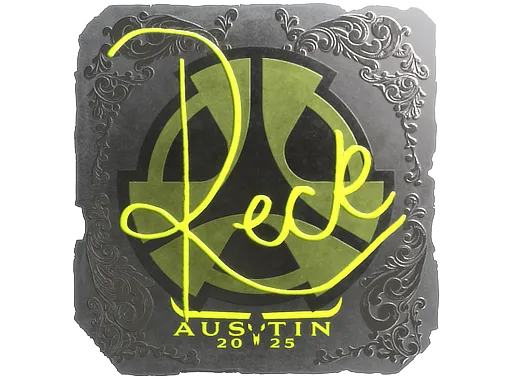 Sticker | reck (Foil) | Austin 2025