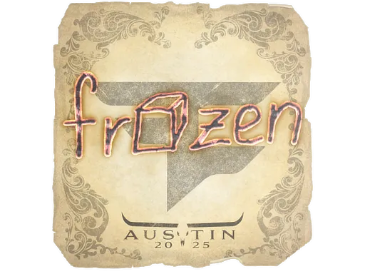 Sticker | frozen | Austin 2025