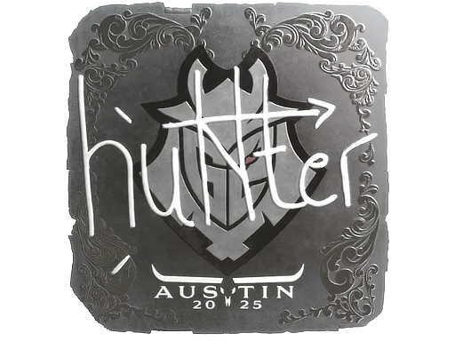 Sticker | huNter- (Foil) | Austin 2025