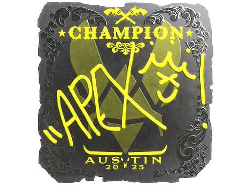 Sticker | apEX (Foil, Champion) | Austin 2025