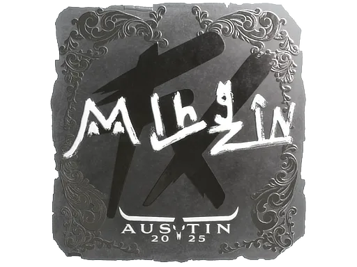 Sticker | mlhzin (Foil) | Austin 2025