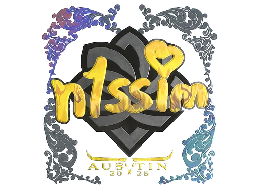 Sticker | n1ssim (Holo) | Austin 2025