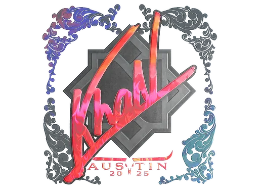 Sticker | khaN (Holo) | Austin 2025