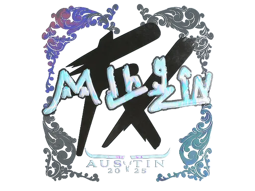 Sticker | mlhzin (Holo) | Austin 2025