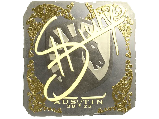 Sticker | siuhy (Gold) | Austin 2025