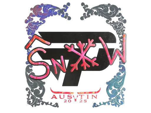 Sticker | snow (Holo) | Austin 2025