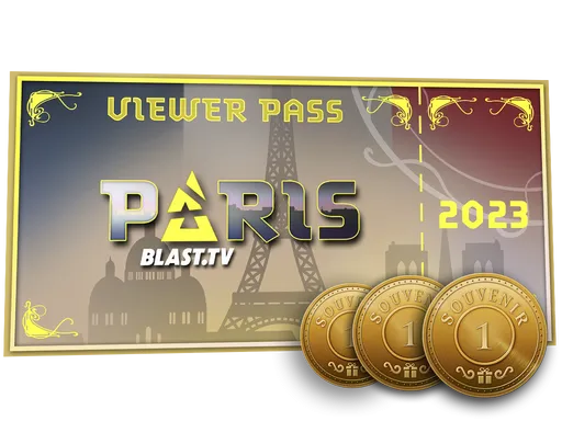 Paris 2023 Viewer Pass + 3 Souvenir Tokens