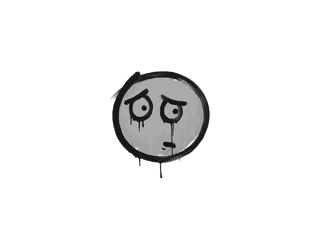 Sealed Graffiti | Worry (Shark White)