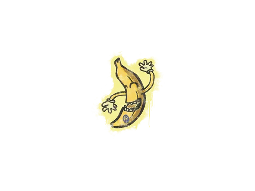 Sealed Graffiti | Banana
