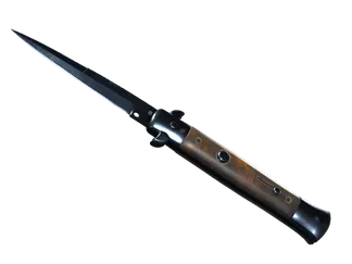 ★ Stiletto Knife | Blue Steel (Well-Worn)