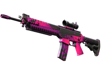 StatTrak™ SG 553 | Pulse (Minimal Wear)