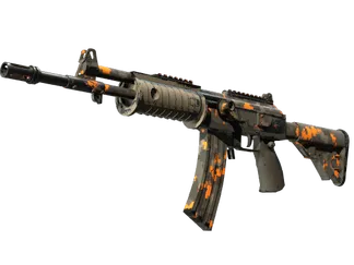 Galil AR | Orange DDPAT (Well-Worn)