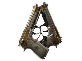 StatTrak™ Dual Berettas | Cartel (Battle-Scarred)