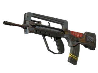 StatTrak™ FAMAS | Decommissioned (Well-Worn)