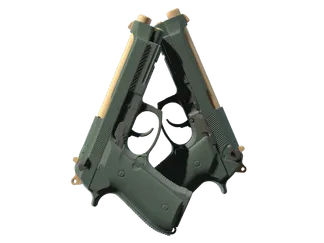 Dual Berettas | Contractor (Minimal Wear)