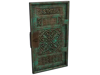 Corroded Bronze Door