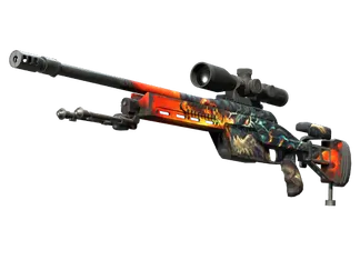 StatTrak™ SSG 08 | Dragonfire (Field-Tested)