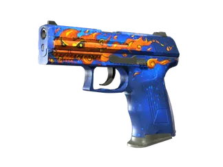 StatTrak™ P2000 | Fire Elemental (Minimal Wear)