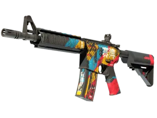 StatTrak™ M4A4 | Cyber Security (Battle-Scarred)