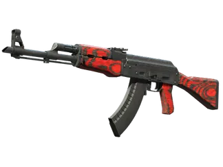 StatTrak™ AK-47 | Red Laminate (Minimal Wear)