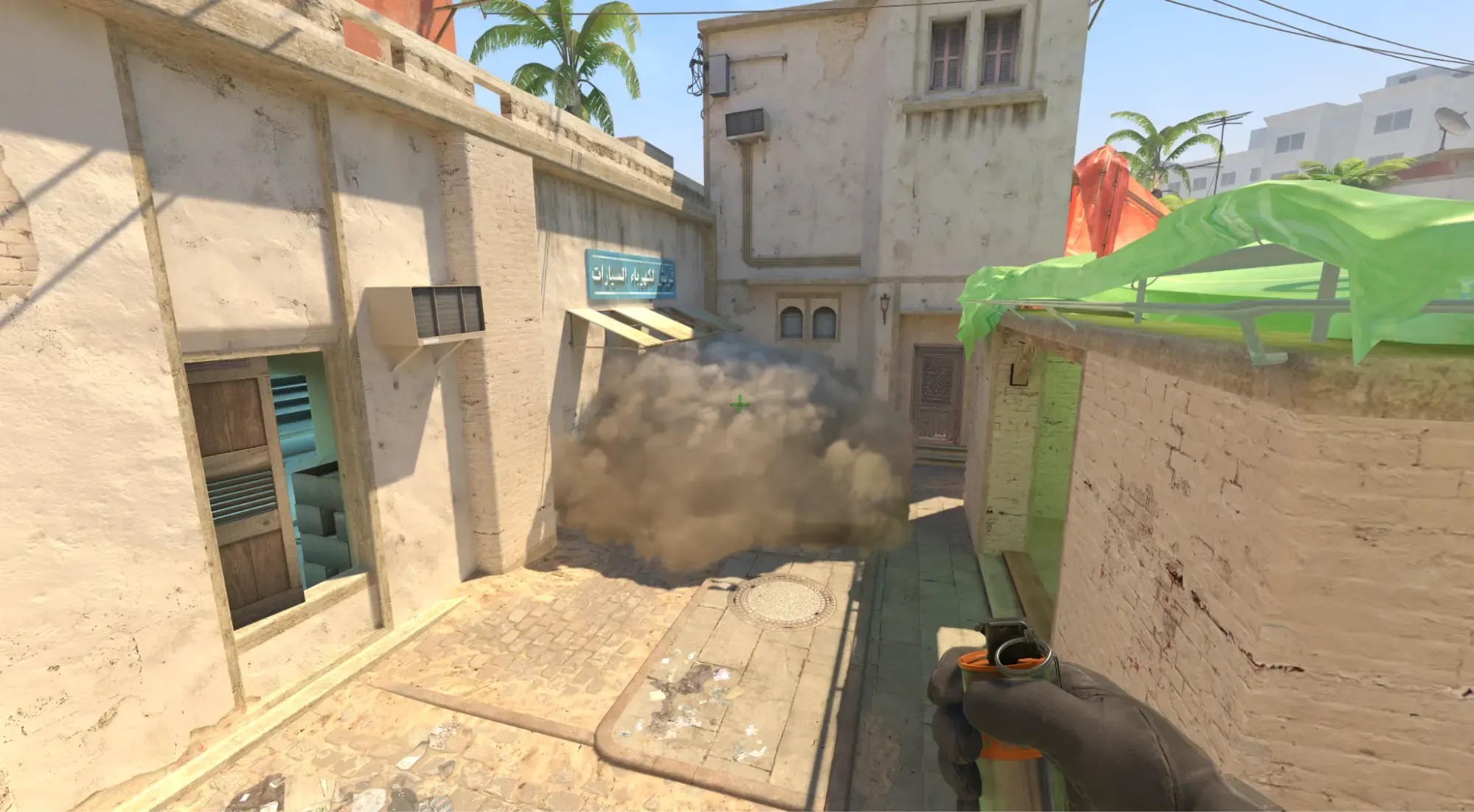 Смок с дома на выход с кухни